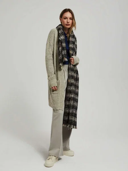 Fular Marisse în carouri negru