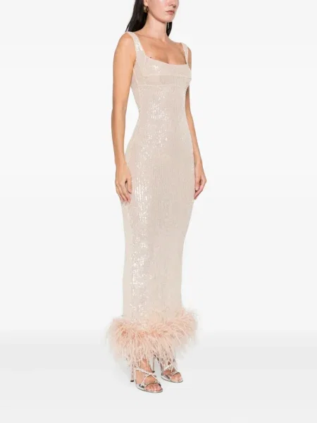 Rochie Atu Body Couture cu pene