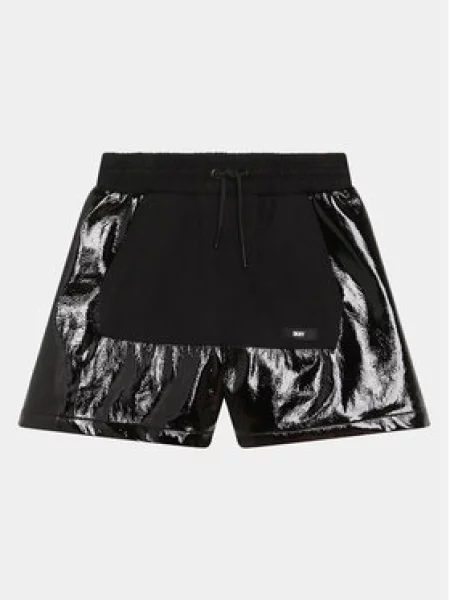 Šortky z materiálu DKNY černé