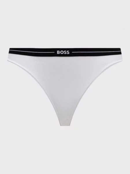 BOSS kalhotky s bavlnou 3P BRIEF bílé