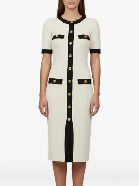 Rochie midi Elisabetta Franchi tricotate