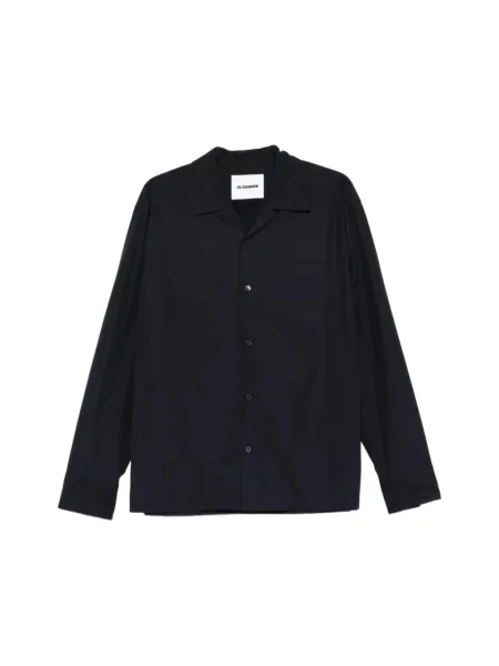 Koszula Jil Sander niebieska