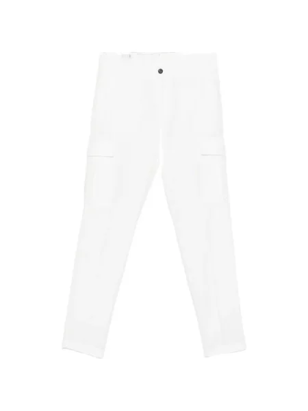 Pantaloni cargo Eleventy alb