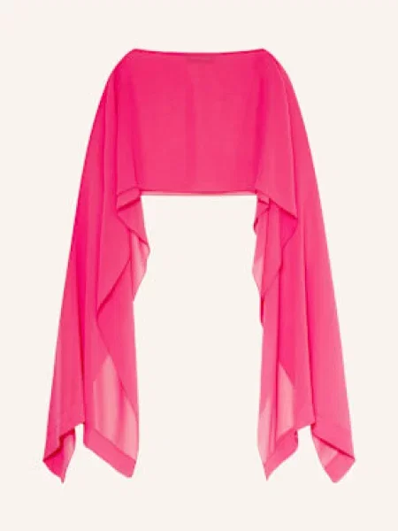 Talbot Runhof Ponczo pink różowe