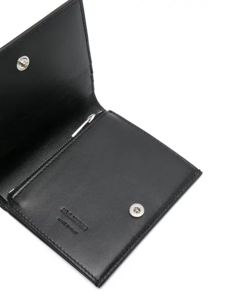 Portofel Jil Sander cu imagine negru