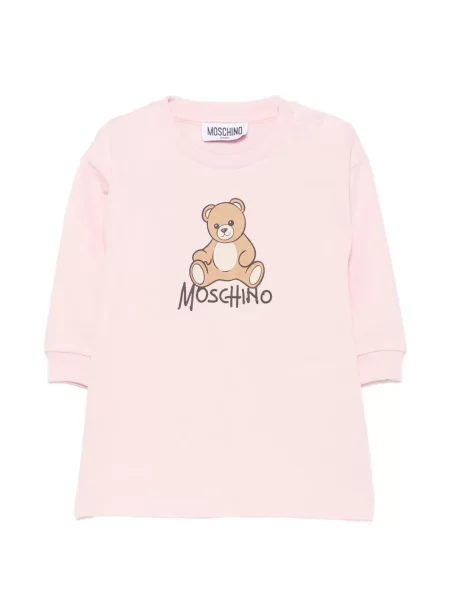 Sukienka dziecięca Moschino różowa