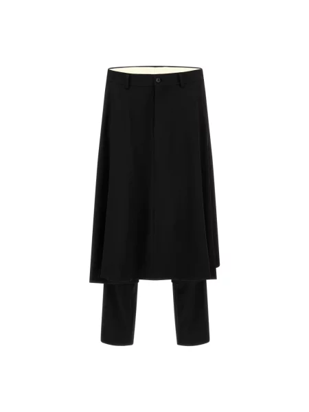 Spodnie Comme Des Garcons wełniane czarne
