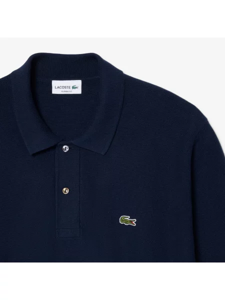 Классический свитер Lacoste синий