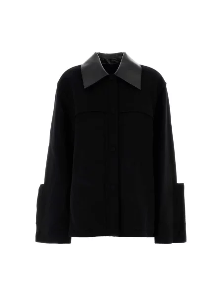 Kurtka Jil Sander wełniana czarna