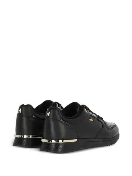 Sneakerși Mexx cu model piele de șarpe negru