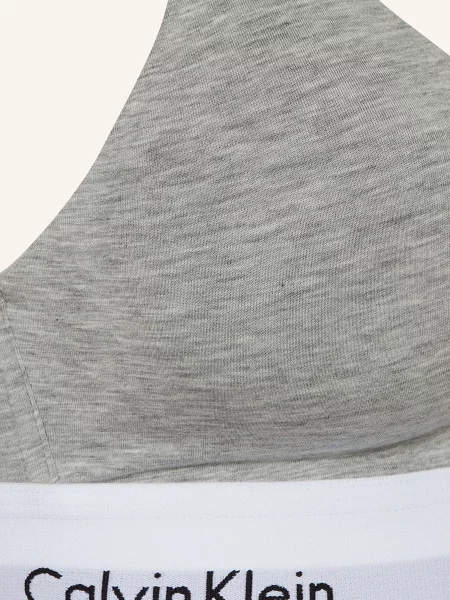 Calvin Klein Biustonosz Push-Up Modern Cotton grau biała
