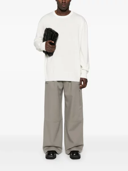 Vilnonis briaunotas megztinis Jil Sander