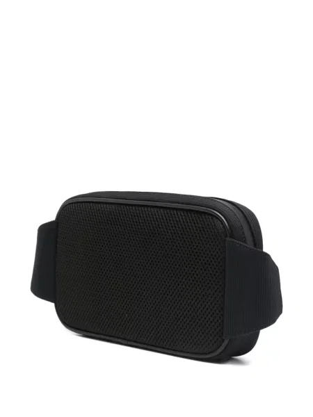 Curea Emporio Armani cu autograf albastru