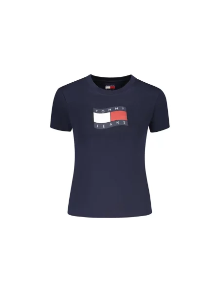 Tommy Jeans Póló Sötétkék