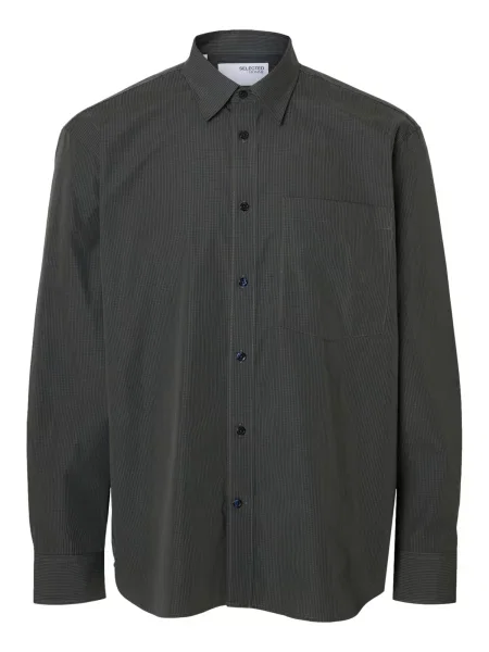 SELECTED HOMME Cămașă Larry închis verde