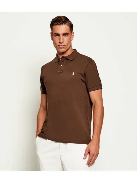 Tricou polo Polo Ralph Lauren maro