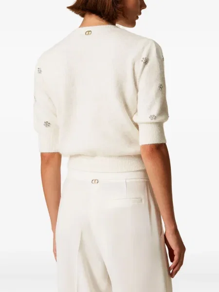 Pulover Twinset alb