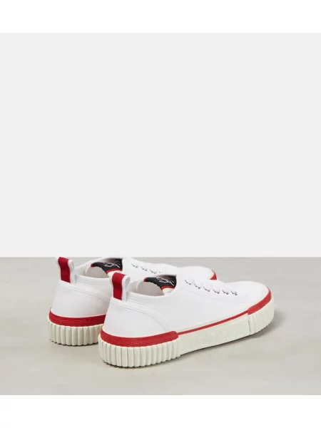 Sneakerși Christian Louboutin din canvas