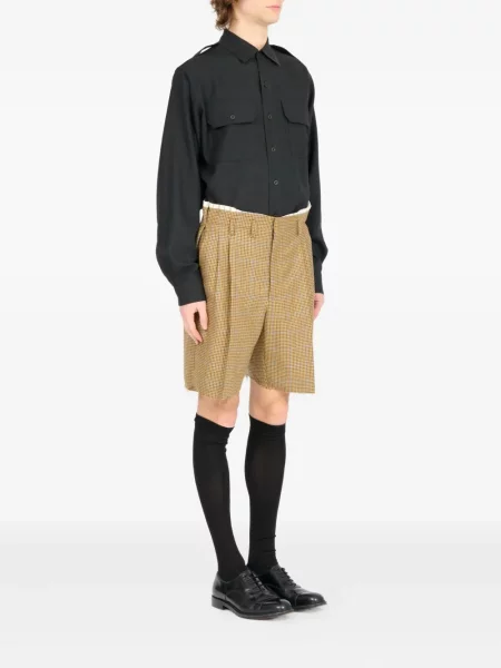 Pantaloni scurți Maison Margiela în carouri cu imagine