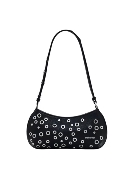 Desigual torebka REBEL ALSACIA BLACK czarny