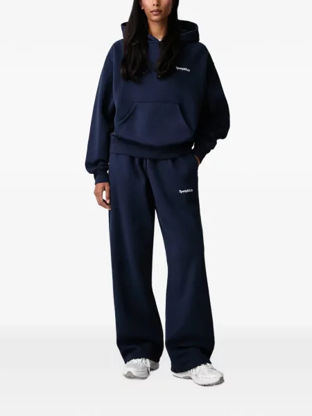 Τρέξιμο παντελόνι Sporty & Rich με αυτόγραφο μπλε
