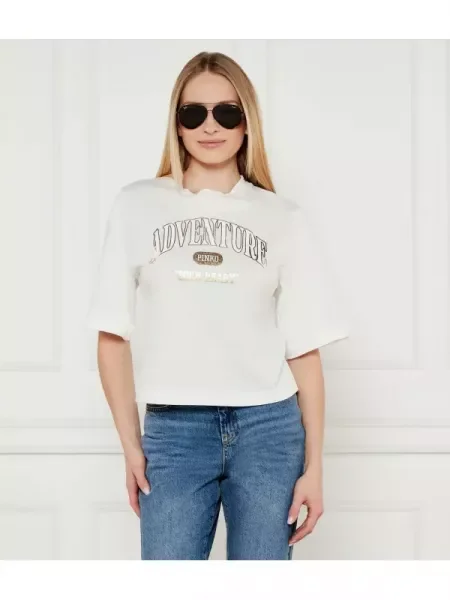 Pinko Tricou Adventure alb