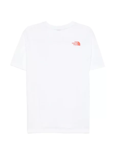 Scurt tricou The North Face alb