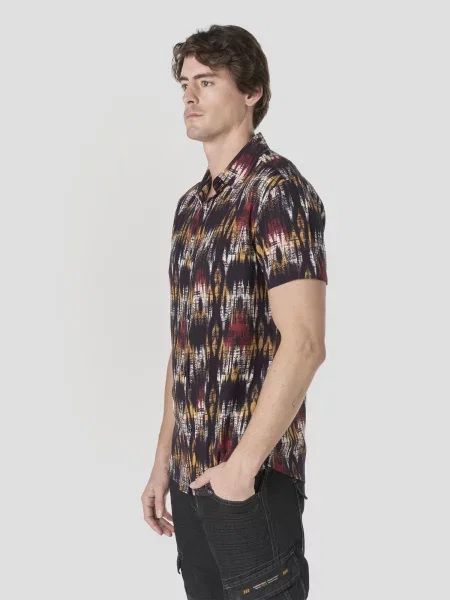 KOROSHI Cămașă mai multe culori negru