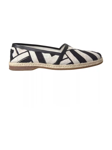 Espadryle Dolce And Gabbana skórzane czarne