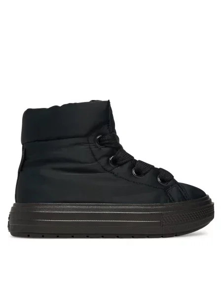 Šněrovací kotníkové boty Converse černé