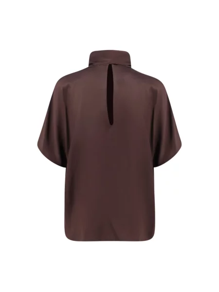 Bluzka Brunello Cucinelli brązowa
