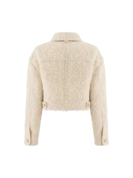 Kurtka jeansowa Brunello Cucinelli beżowa