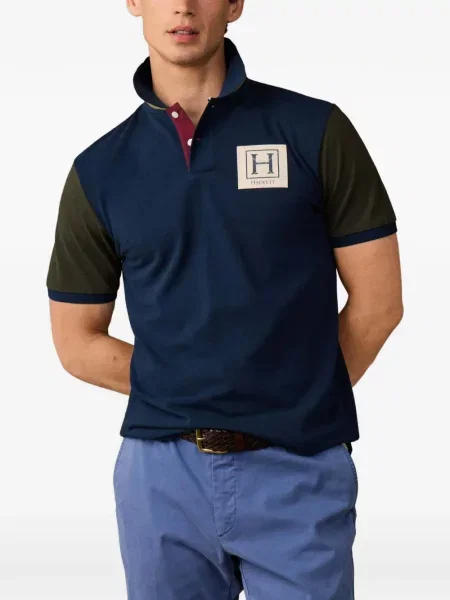 Tricou polo Hackett London albastru