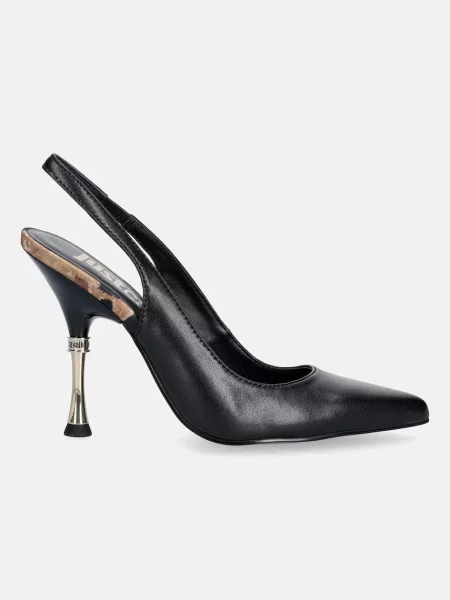 Pantofi cu toc Just Cavalli din piele negru
