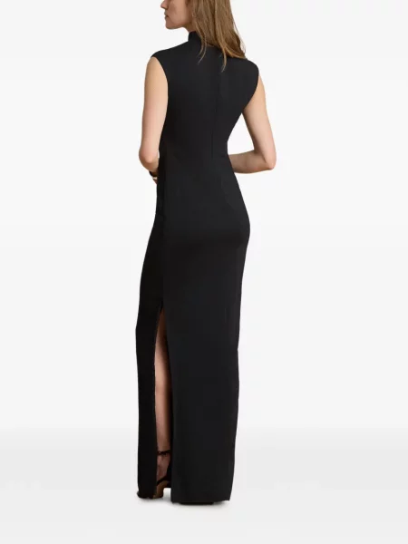 Rochie maxi Lauren Ralph Lauren stretch negru