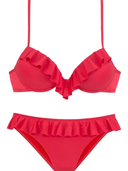 S.Oliver Bikini rdeča