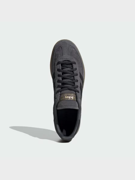 Кожаные кеды Adidas серые