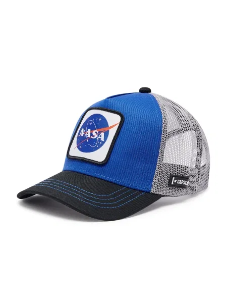 Шапка Capslab x Nasa X Nasa с апликация бяло