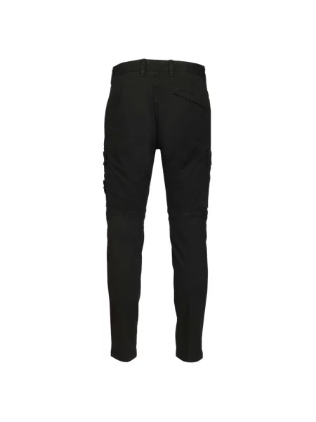 Spodnie Stone Island z kamieniami czarne