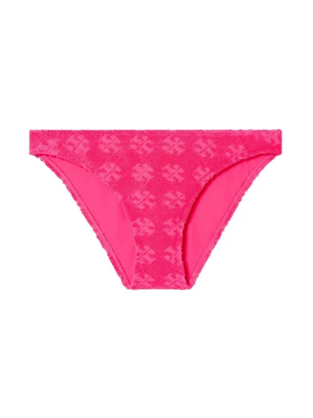 Bikini Tory Burch z nadrukiem frotte różowy