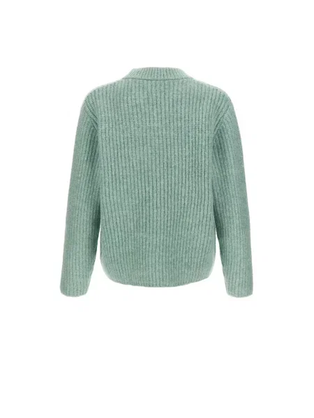 Sweter Séfr wełniany niebieski