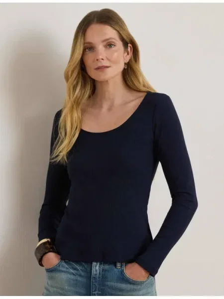 Póló Lauren Ralph Lauren kék