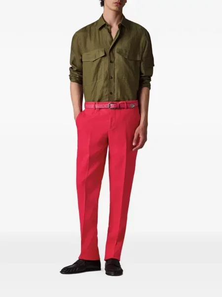 Pantaloni Paul Smith de in conici roșu
