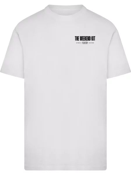 Mister Tee Tricou The Weekend Kit galben / verde limetă / negru alb