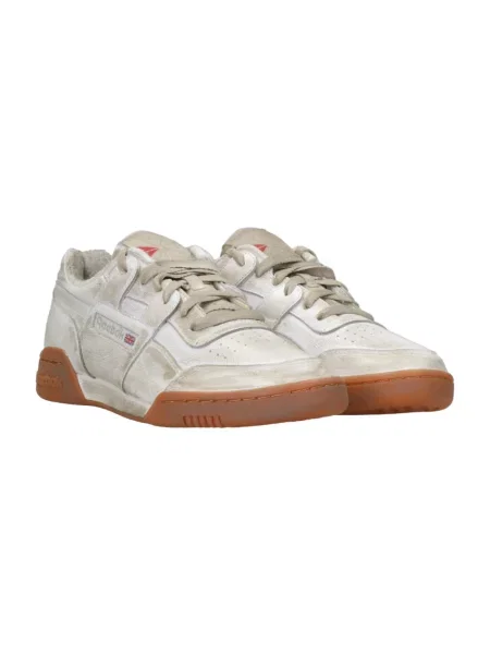 Sneakersy Reebok skórzane białe