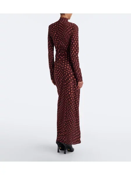 Rochie maxi Stella Mccartney cu buline plasă