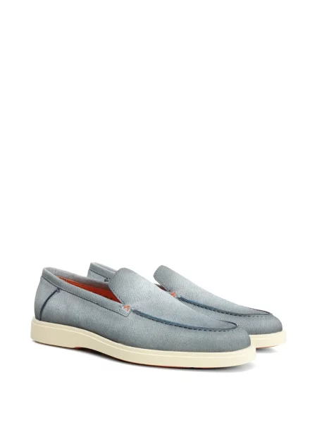 Pantofi loafer Santoni albastru