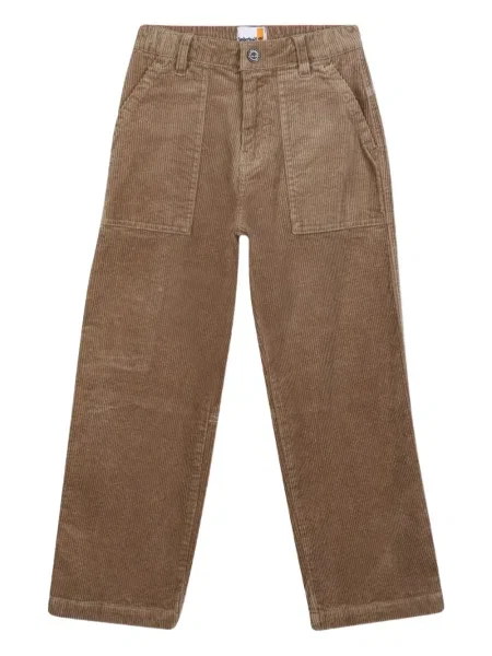 Spodnie dziecięce Timberland brązowe
