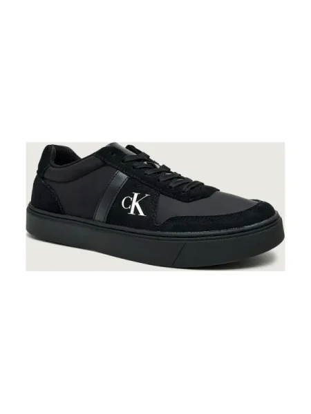 Sneakers Calvin Klein Classic Cups Lace Mix Emb Tongue negru