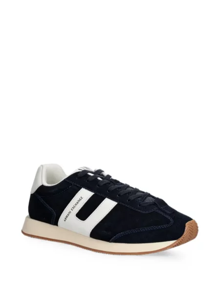 Sneakerși Armani Exchange cu imagine albastru
